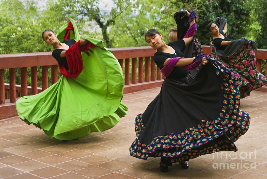 Mexican Dancers - San Miguel de Allende Photograph by Craig Lovell
