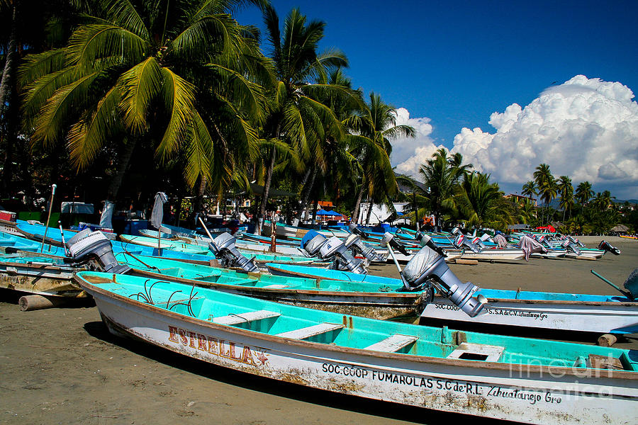 Mexican Fishing Boats Photograph by SnapHound Photography
