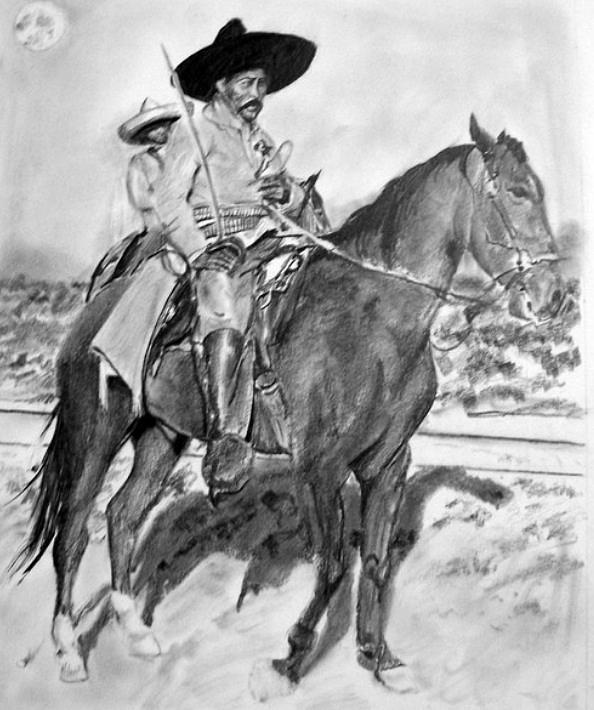 Mexican Rebel Drawing by Gabriel Tijerina Fine Art America