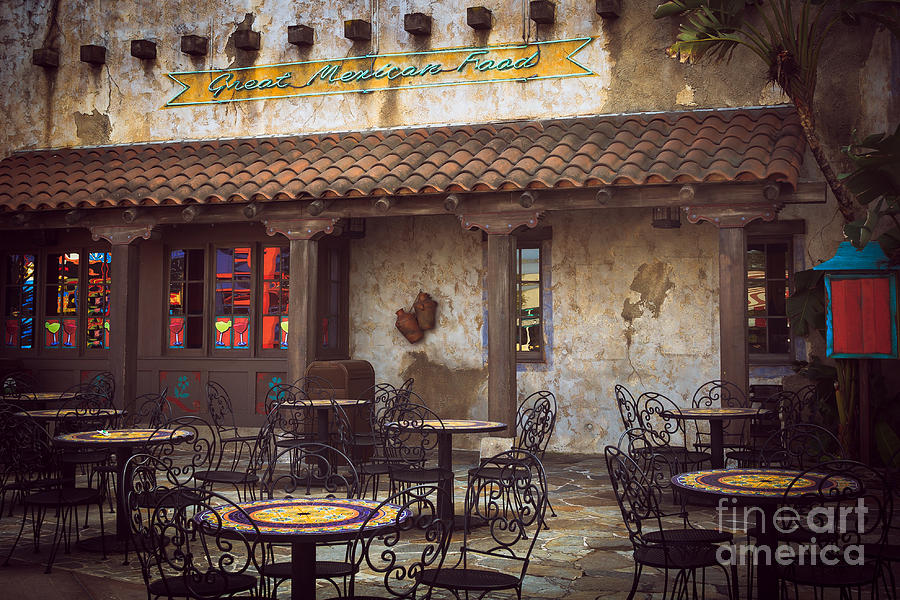 Mexican restaurant Photograph by Ray Shiu