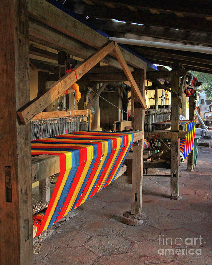 Mexican Rug Looms Photograph