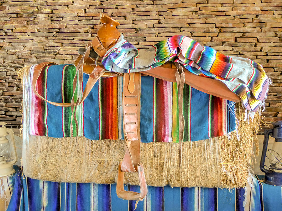 Mexican Saddle Photograph by Barbara Zahno