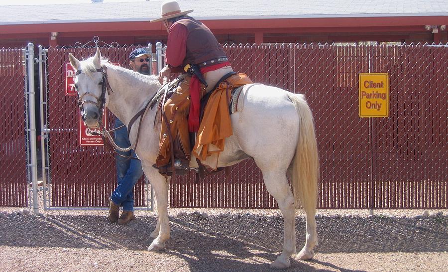 Mexican vaquero horse number 1 Tombstone Arizona 2004 Photograph by David Lee Guss