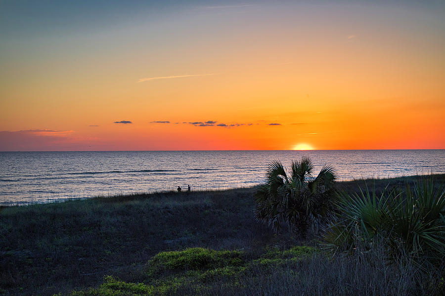 Mexico Beach Sunset Photograph by Lorraine Baum