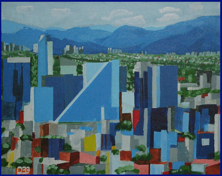 Mexico City  Painting by David Bigelow