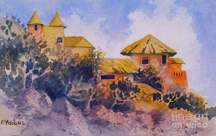 Mexico Sketch Painting by Teresa Ascone