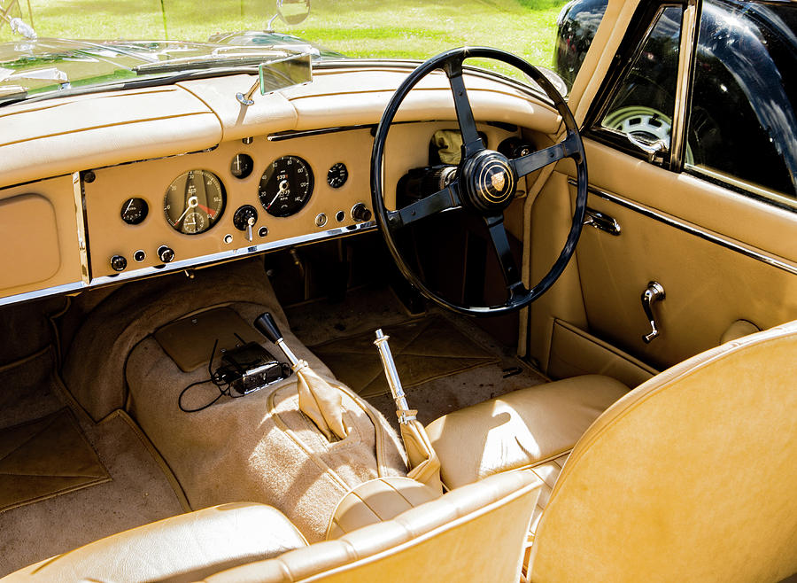 Jaguar interior Photograph by Ed James