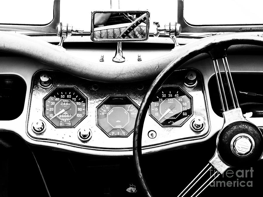 MG sports car Photograph by Jim Orr