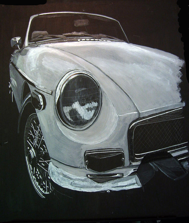 MGB Painting by Richard Le Page
