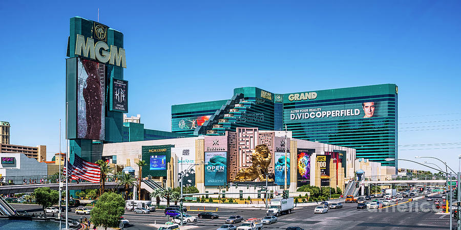 Las Vegas Photograph - MGM Grand Casino  2 to 1 Ratio by Aloha Art