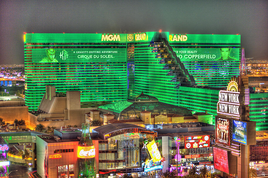 King Kong Photograph - MGM Grand Las Vegas by Nicholas  Grunas