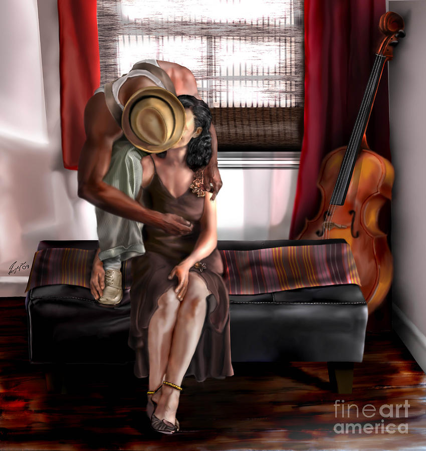 Mi Chica-Amo A Mi Esposita Painting by Reggie Duffie Mi Chica-Amo A Mi Esposita Painting by Reggie Duffie