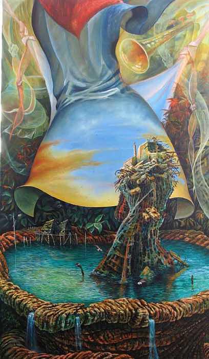 Mi isla baila Painting by Arnaldo Ladron de Guevara Mi isla baila Painting by Arnaldo Ladron de Guevara