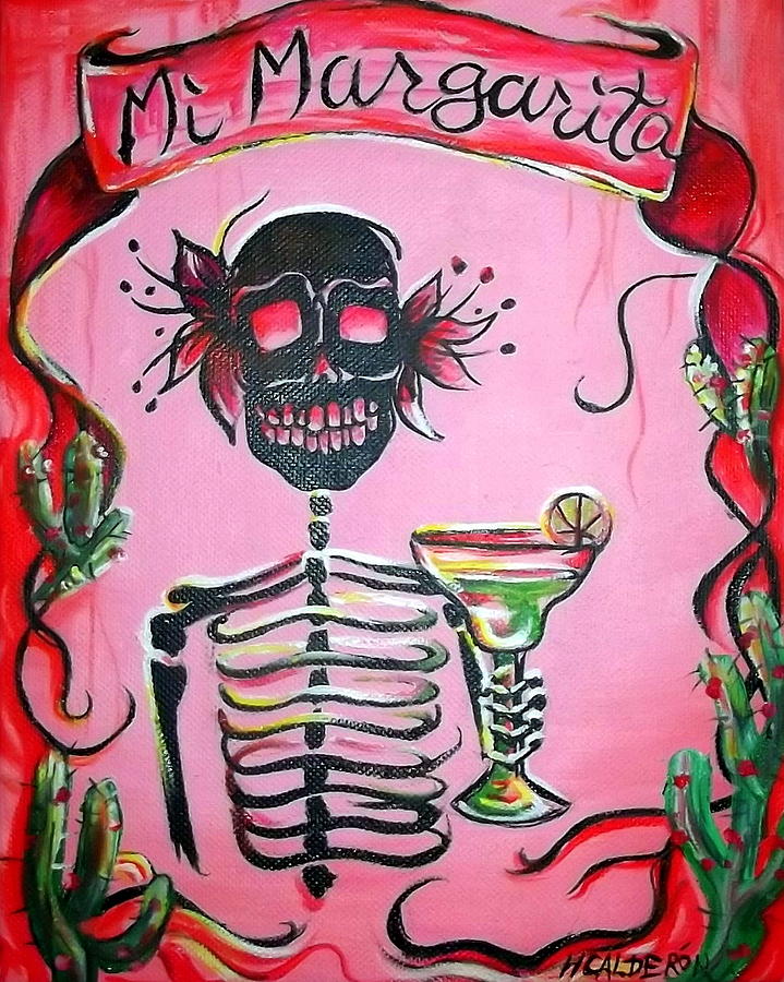 Mi Margarita Painting by Heather Calderon