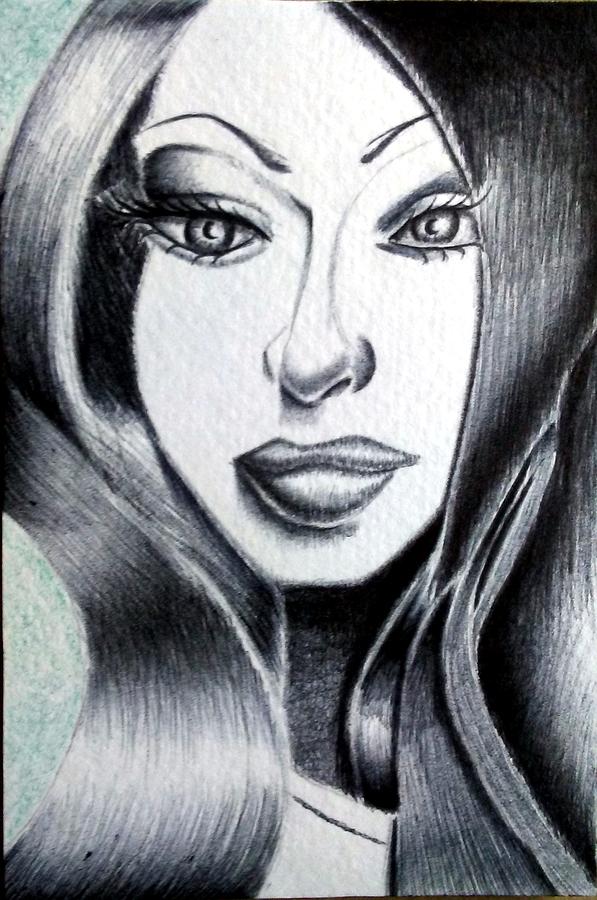 Mi Ruca Drawing by Donald Cnote Hooker