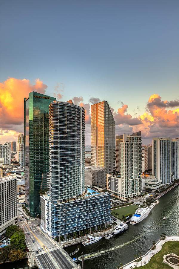 Miami Bayside Photograph by Nick  Shirghio