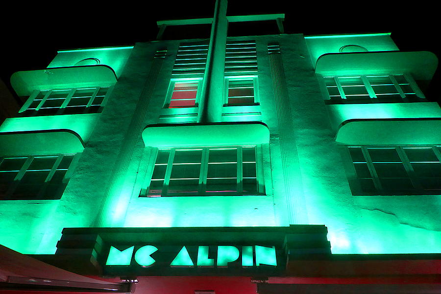 Miami Beach Hotel - Night Photo by Peter Potter Miami Beach Hotel - Night Photo by Peter Potter