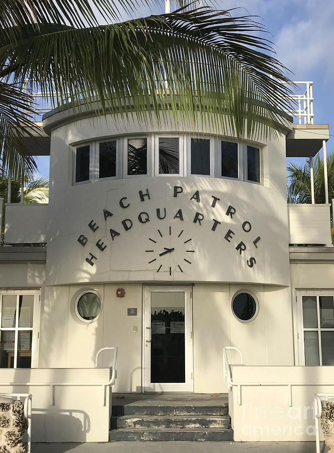 Miami Beach Patrol Headquarters Photograph by Andrew Dinh
