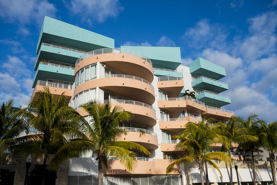 Miami Beach South Beach Art Deco Condos Photograph by Toby McGuire
