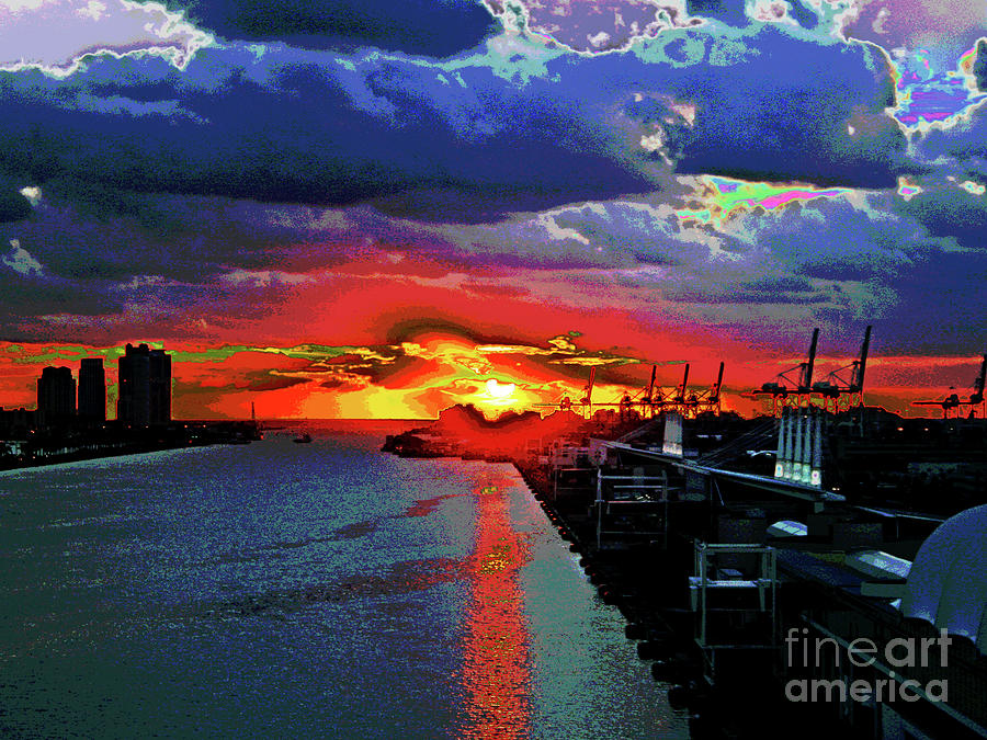 Miami Docks Photograph by Larry Oskin