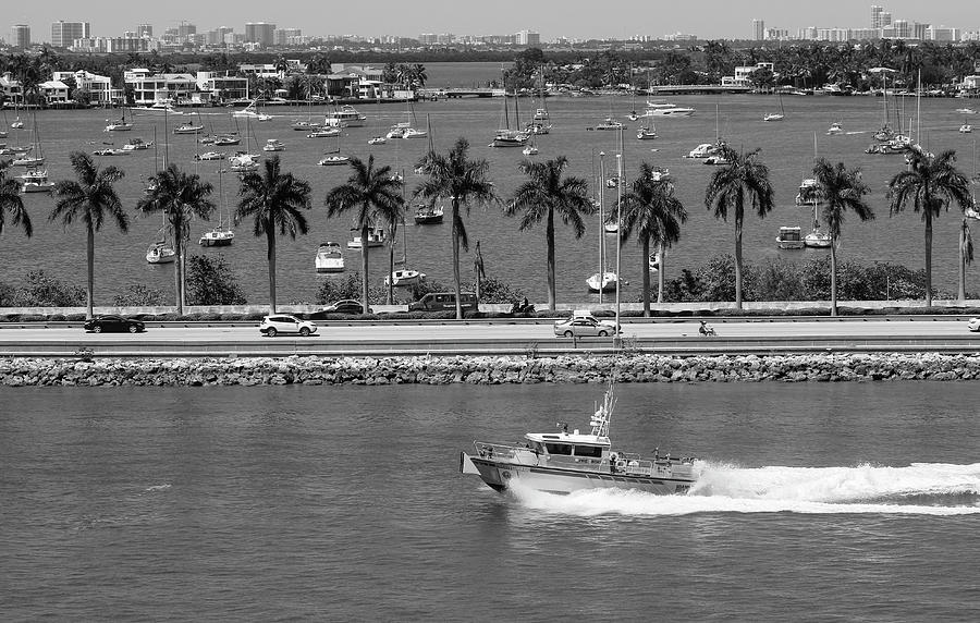 Miami Fire Boat Photograph by Robert Wilder Jr