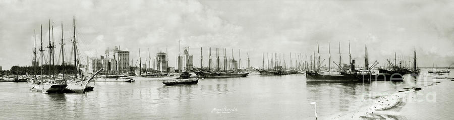 Miami, Florida circa 1925  Photograph by Jon Neidert