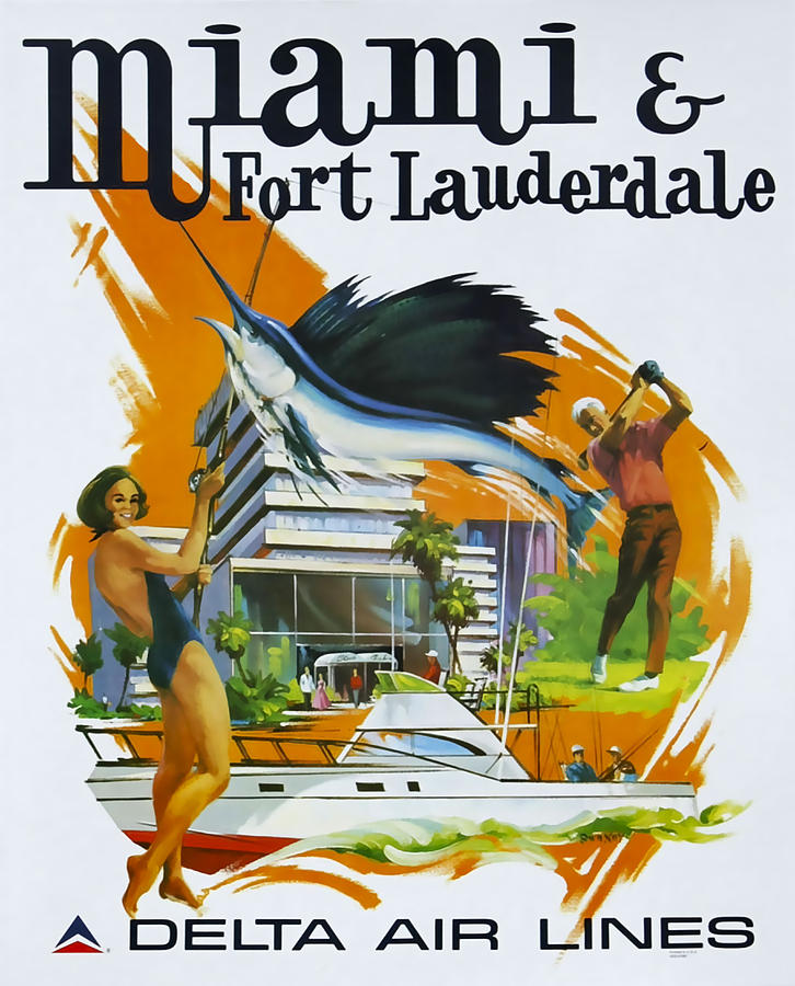 Miami - Ft Lauderdale Mixed Media by David Wagner