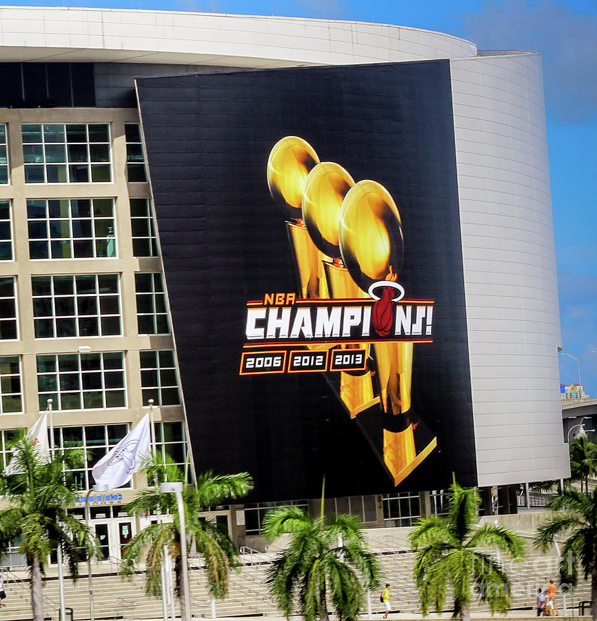 Miami Heat NBA Champions 2006-2012-20133 Photograph by Rene Triay FineArt Photos