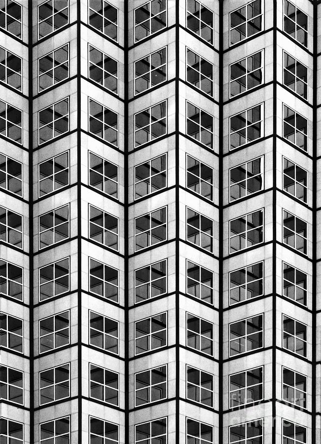 Miami highrise in Black and White Photograph by Diana Rajala
