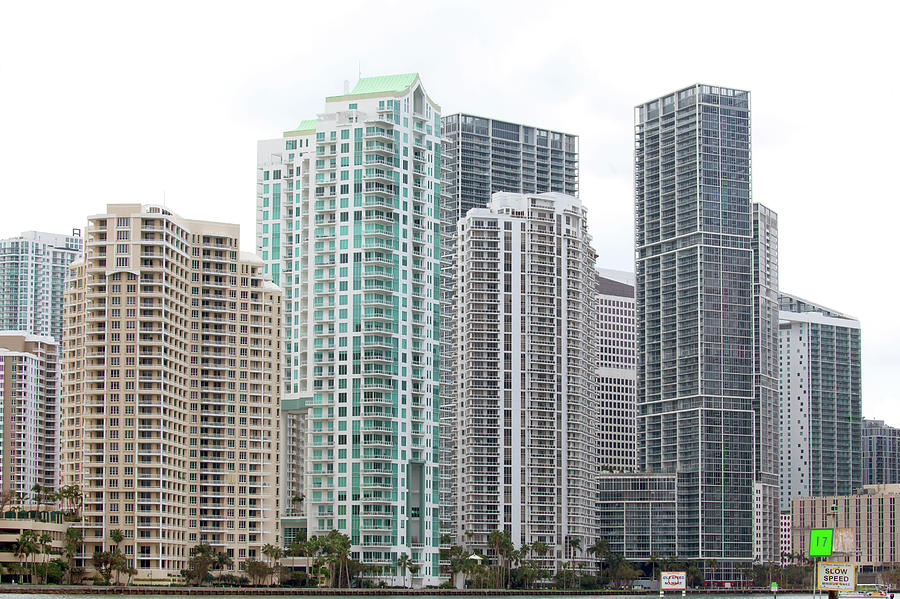 Miami Highrises Photograph by Art Block Collections