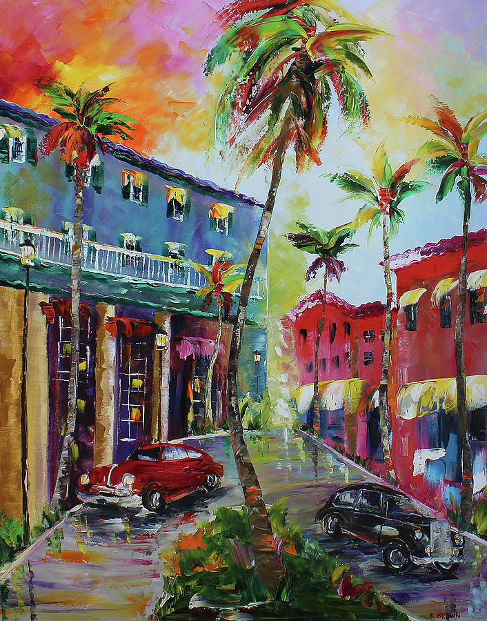 Miami Painting by Kevin Brown