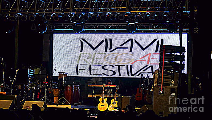 Miami Reggae Festival Digital Art by Carlos Amaro Pixels