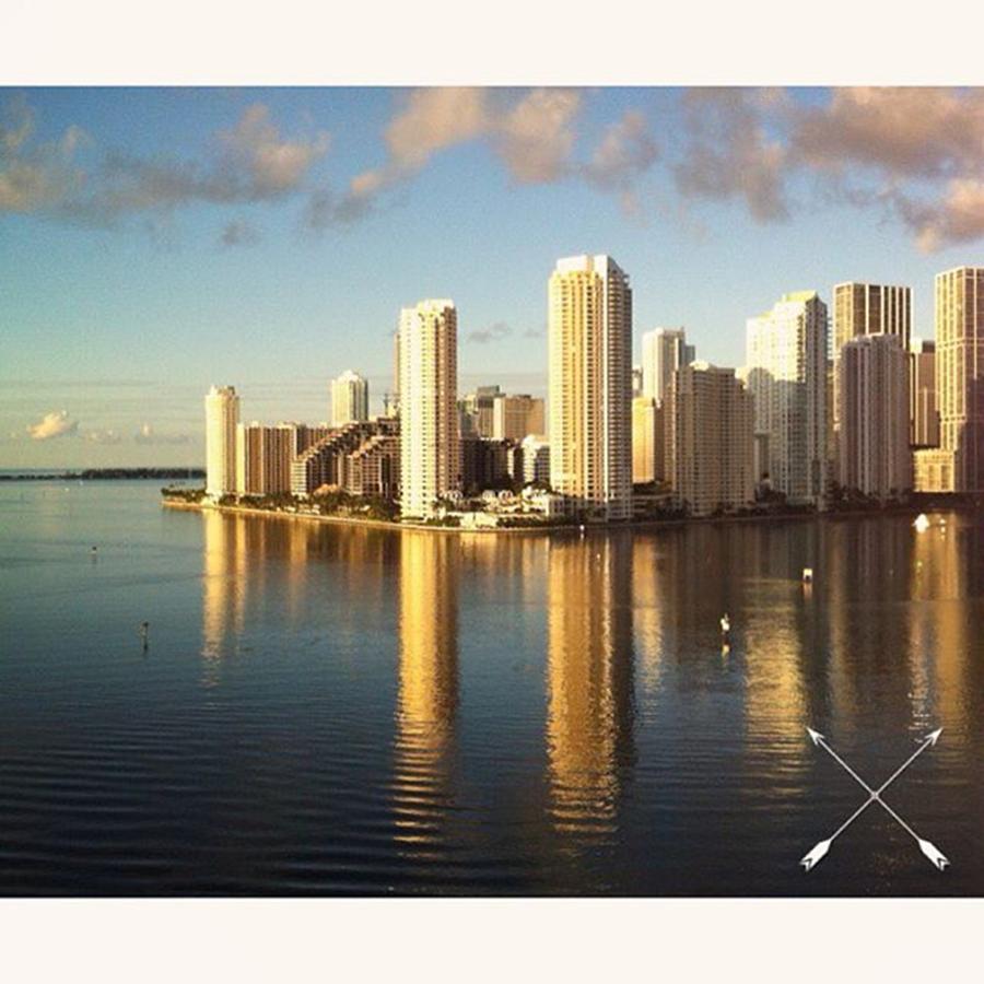 Miami Photograph - Miami Skyline 🌆
#miami #travel by S M