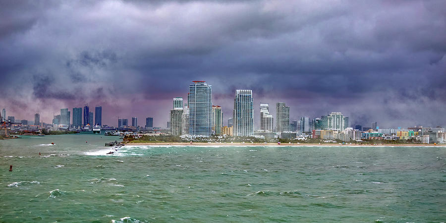 Miami Stormy Day Photograph by Betsy Knapp - Fine Art America