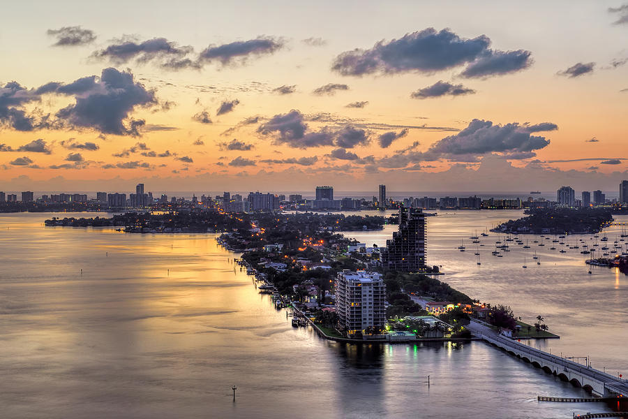 Miami Sunrise Photograph by Mark Whitt