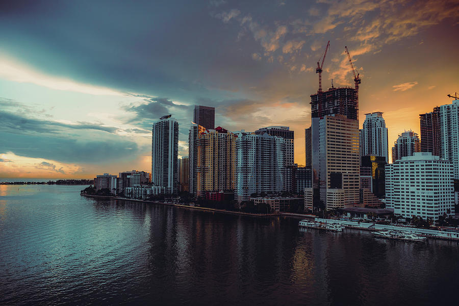 Miami Sunset Photograph by Nisah Cheatham