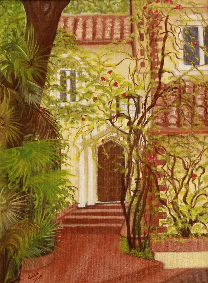 Miami Villa Painting by Douglas Ann Slusher