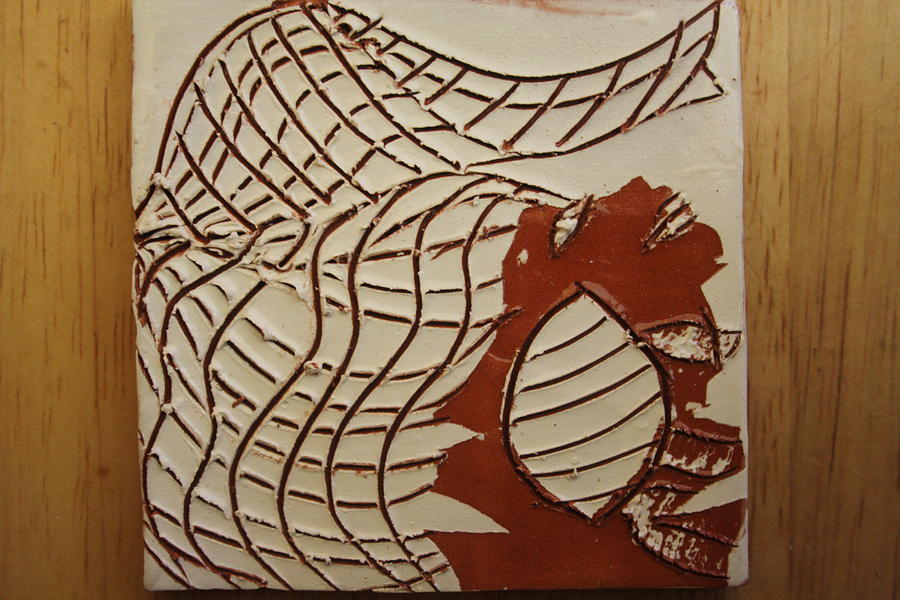 Mica - tile Ceramic Art by Gloria Ssali