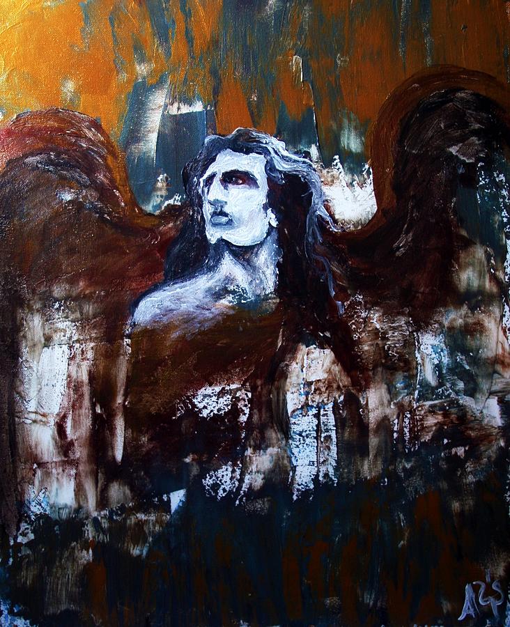 Archangel Michael #1 Painting by Alma Yamazaki