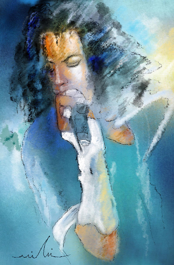 Michael Jackson Painting - Michael Jackson 04 by Miki De Goodaboom