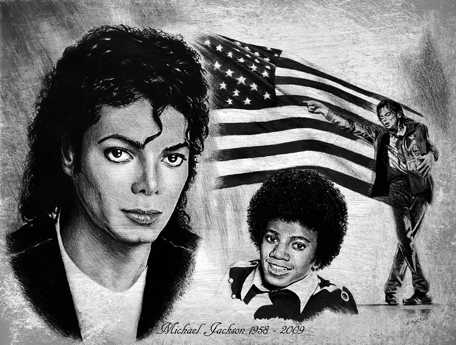 Michael Jackson Drawing by Andrew Read