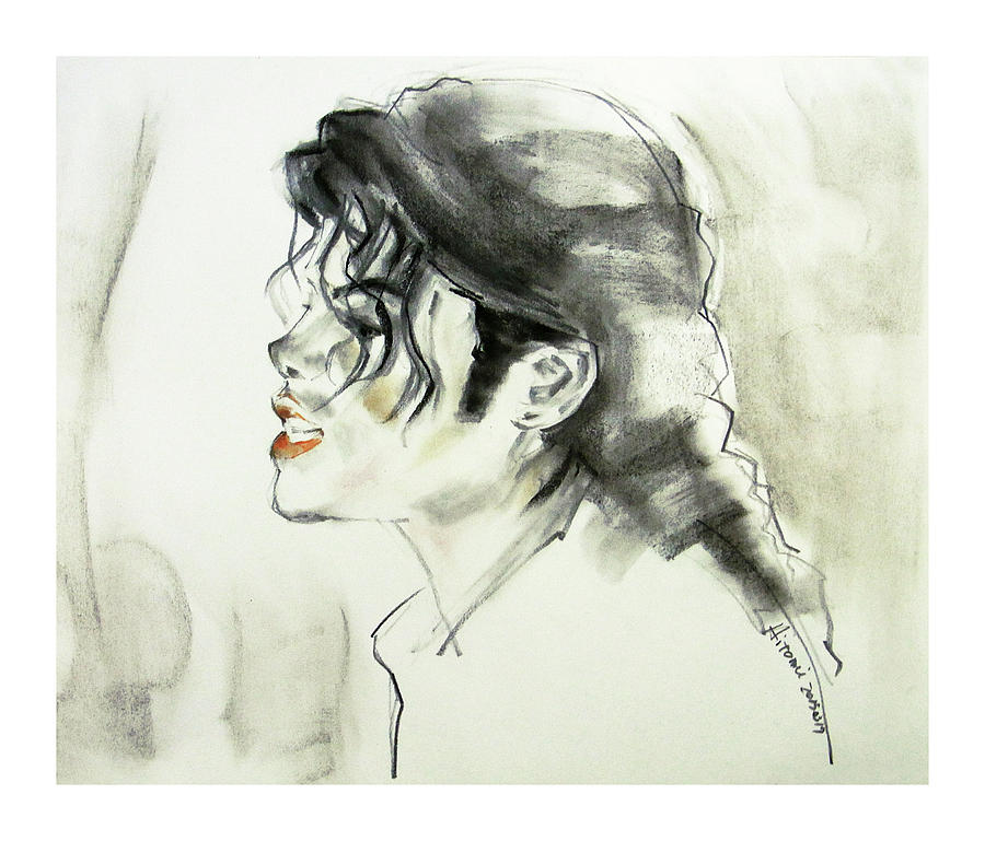 Michael Jackson Drawing - Michael Jackson BloodOnTheDanceFloor by Hitomi Osanai