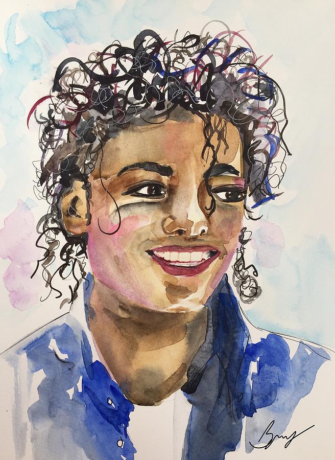 Michael Jackson Painting by Bonny Butler