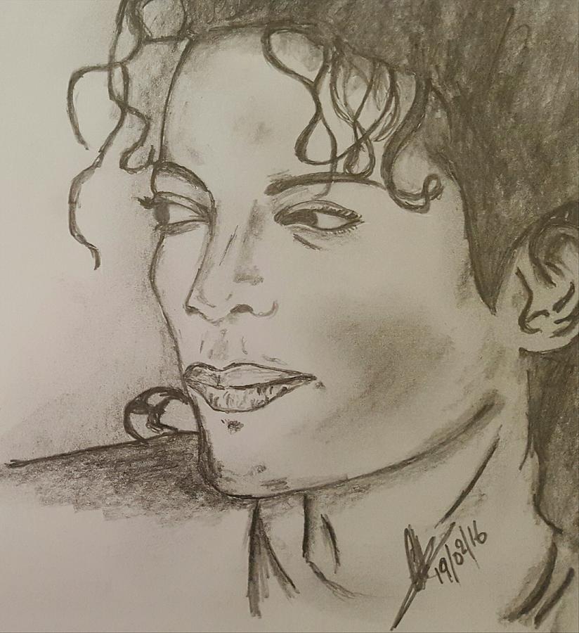 Michael Jackson Drawing by Collin A Clarke - Fine Art America
