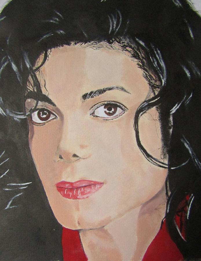 Music Painting - Michael Jackson  by Darran Rothan