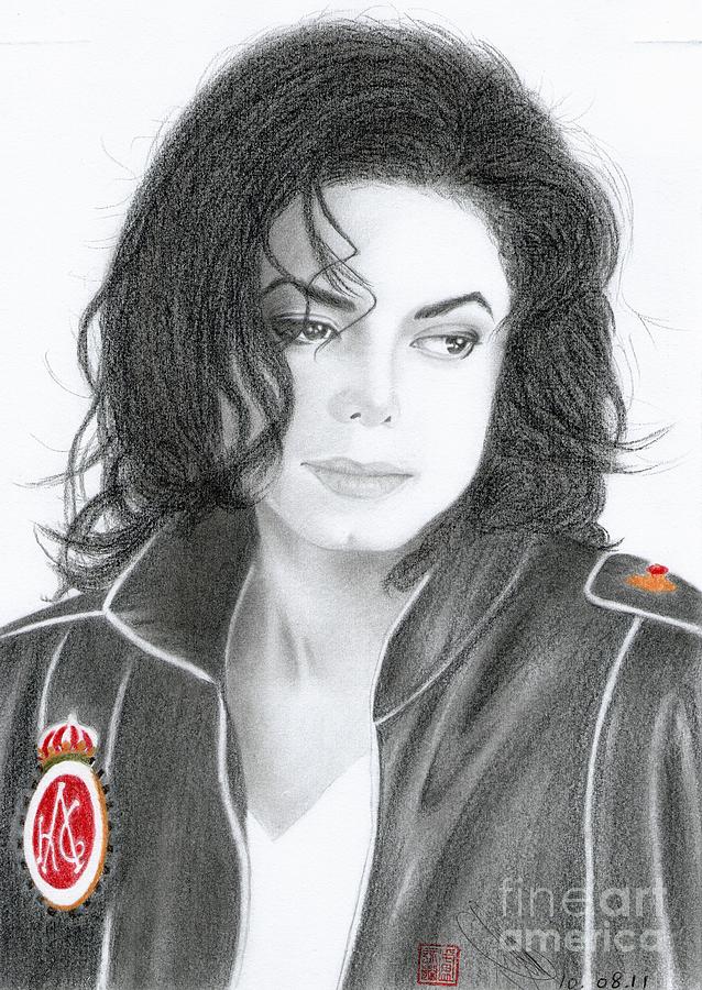 Michael Jackson #Eighteen Drawing by Eliza Lo