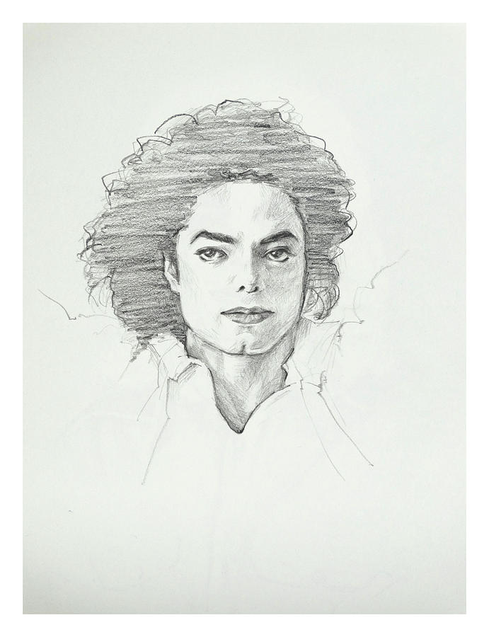 Michael Jackson Drawing - Michael Jackson  Ghost by Hitomi Osanai