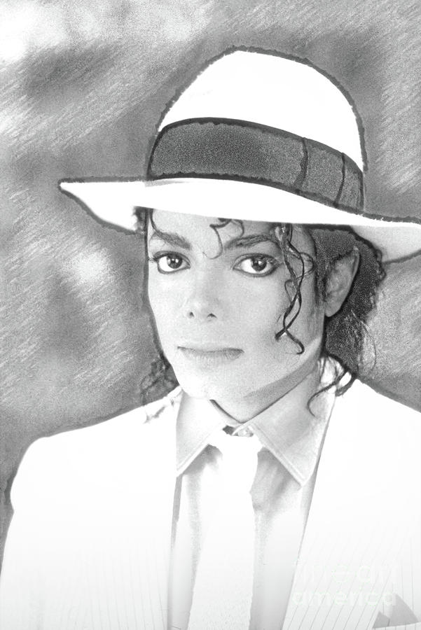 Michael Jackson in Pen and Ink  Photograph by Doc Braham