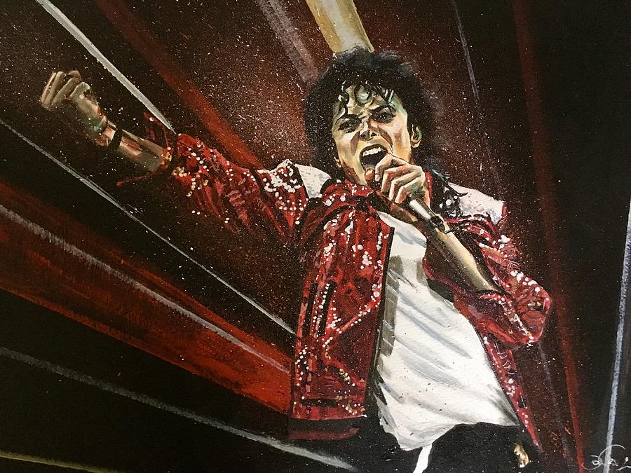 Michael Jackson Painting by Joel Tesch