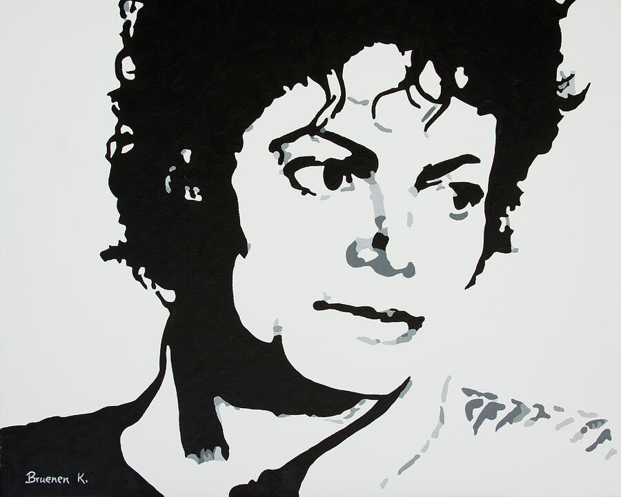 Michael Jackson Painting by Katharina Bruenen